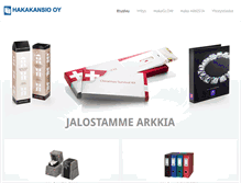 Tablet Screenshot of hakakansio.fi